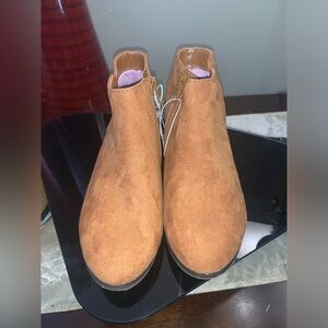 Cat & Jack Girls' Opal Print Zipper Booties